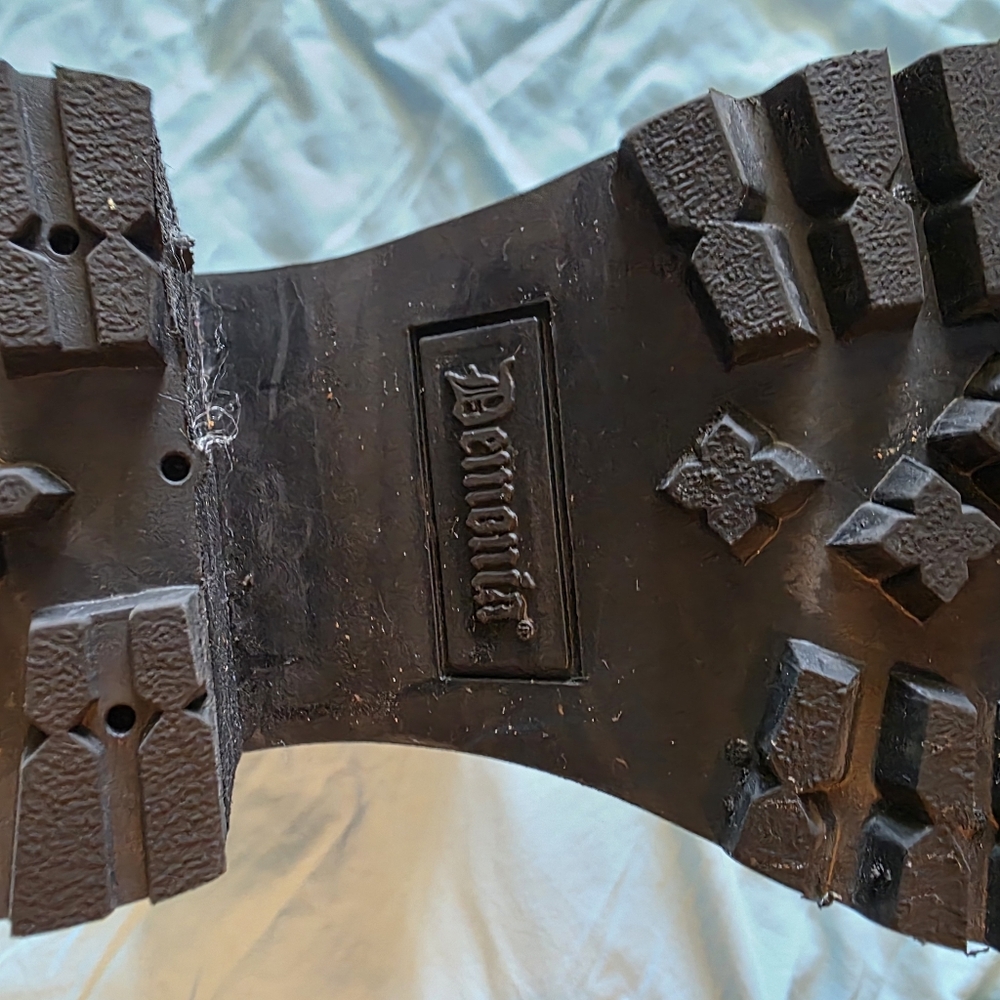 Demonia Black Platform Buckle Boots Womens 9 US - Picture 12 of 16